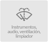 Instrumentos, audio, ventilación, limpiador