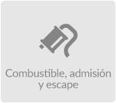 Combustible, admisión y escape