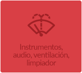 Instrumentos, audio, ventilación, limpiador