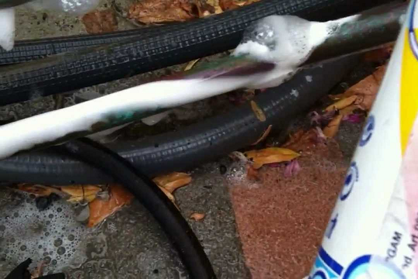 fuga en el aire acondicionado