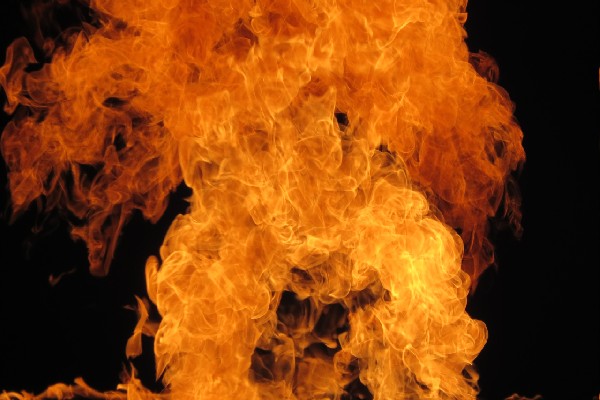 incendio de un vehículo